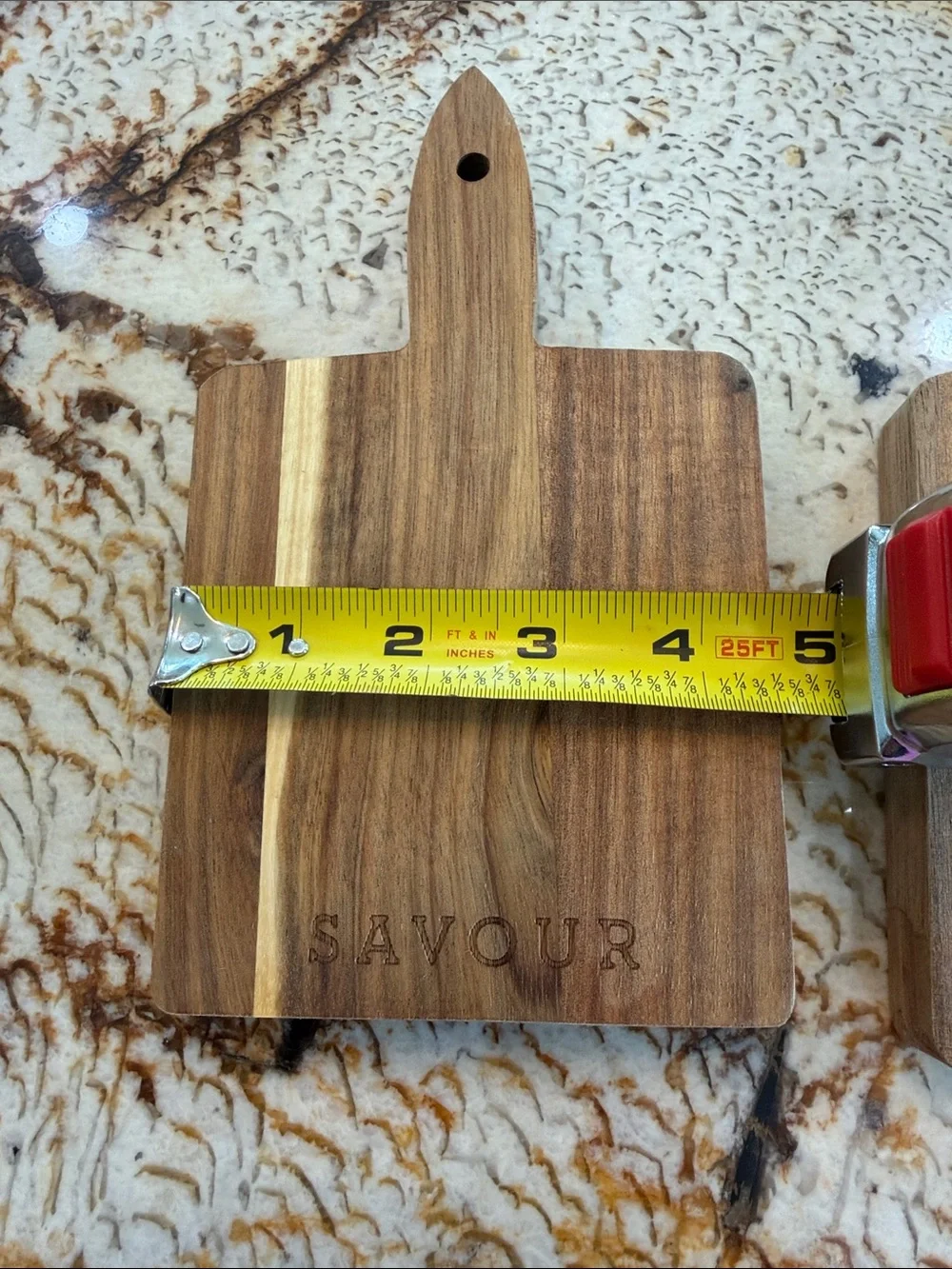 Source Unknown Walnut Tone Engraved Serving Boards - Brown